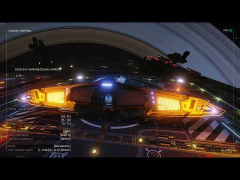 Elite Dangerous - Docking and hyperspace jump inside a fleet carrier | 1080p 60fps (PC)
