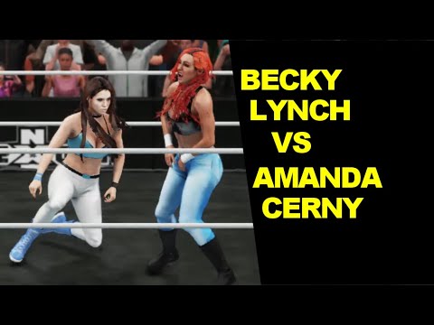 WWE 2K18 Becky Lynch vs Amanda Cerny - Extreme Rules Jeans Match
