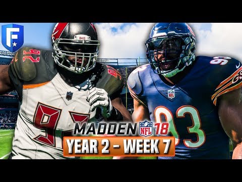 Madden 18 Bears Franchise Year 2 - Week 7 vs Buccaneers | Ep.26