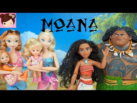 Disney Moana Saves Frozen Annas Baby - Moana Doll Episode