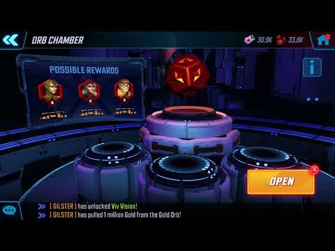 A vision of Gold Drops | Red Star Orb Opening - Marvel Strike Force