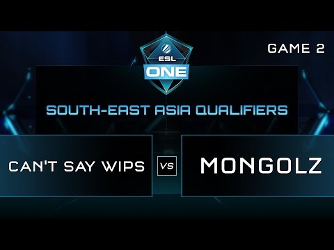 Can't Say Wisp vs Mongolz - ESL One Manila SEA Qualifier - Game 2