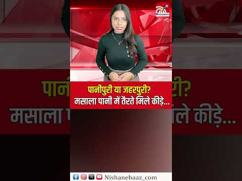 Paanipuri ke के मसाला पानी mein tairte mile keede..!