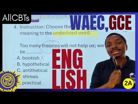 40 Likely 2026 WAEC GCE English Objective Questions & Answers (Paper 1)