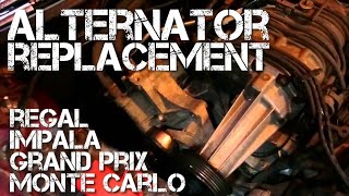 Alternator Replacement GM 3800 Grand Prix Monte Carlo Buick Regal