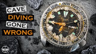Restoration of a Cave Divers Seiko Watch - Rusty 1