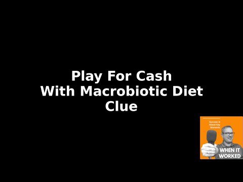 Luka Petkovic Play For Cash With Macrobiotic Diet Clue