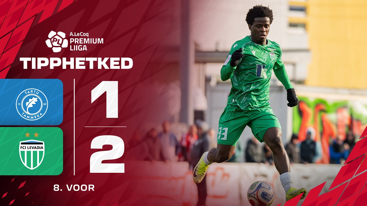 Tartu JK Tammeka vs I Levadia Tallinn Highlights