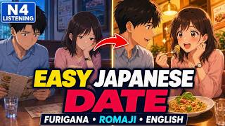 JLPT N4 Japanese Listening Practice｜A Surprisingly Perfect First Date