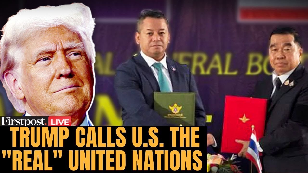 LIVE: Trump Claims Credit For Thai-Cambodia Truce, Calls US the "Real" UN | N18G