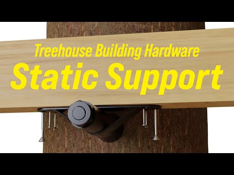 Static Support x German Treehouse Screw - Professional tree house attachments