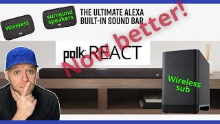 Polk React Soundbar - The BEST Alexa Soundbar, NOW Better!