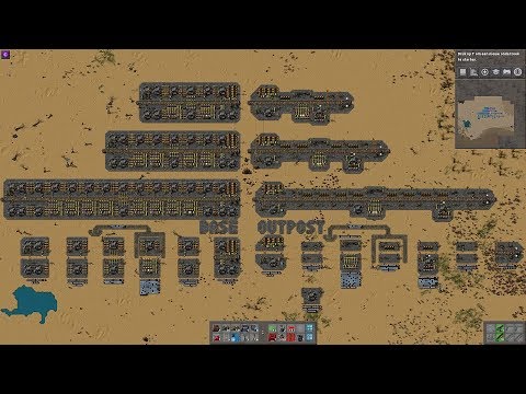 Factorio modular outpost train system (v4) (voice building explanation)