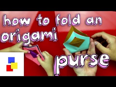 How to fold an origami purse