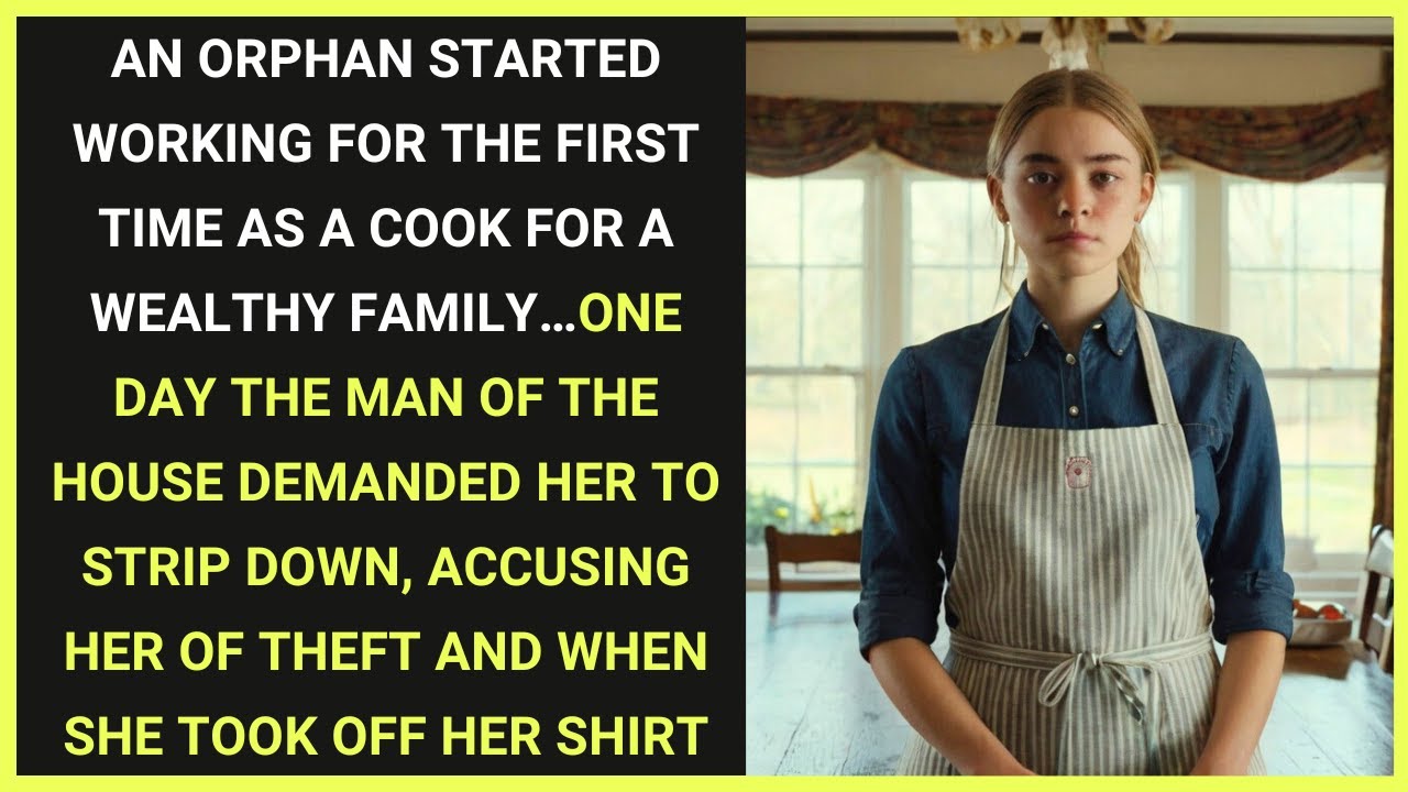 An orphan girl was accused of stealing and asked to strip down…when she took off her shirt