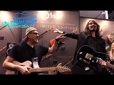 Mateus Asato und Greg Koch jammen am Suhr Guitar Booth • NAMM 2020