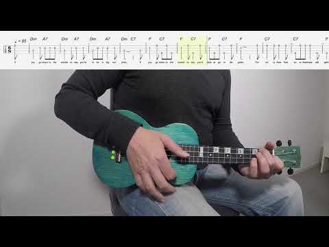 Teddy Bear's Picnic #ukulele  Chords Level 4