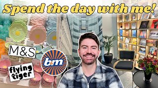 Come Shopping in M&S, B&M, Flying Tiger & Exciting Meetings! Mr Carrington