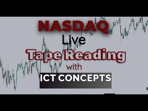 NQ Live Tape Reading With ICT Concepts. Thursday 13th June, 2024