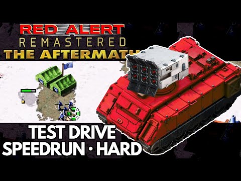 Red Alert Remastered Aftermath - Soviet Mission 3 - Speedrun (Hard) - Test Drive