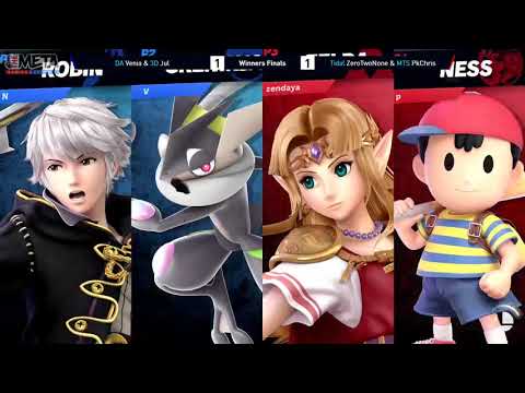 AON Ultimate #060   Venia & Jul vs ZeroTwoNone & PkChris   Winners Finals   Smash Ultimate