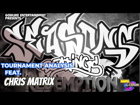 MvC2 Tournament Analysis - Season's Beatings Redemption TOP 8! feat. Chris Matrix!!