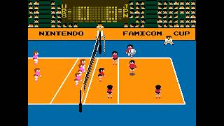 Volleyball (Famicom Disk System, 1986) – Full Game (Women and Men Modes) Session – Single Player 🏐🤾🏟
