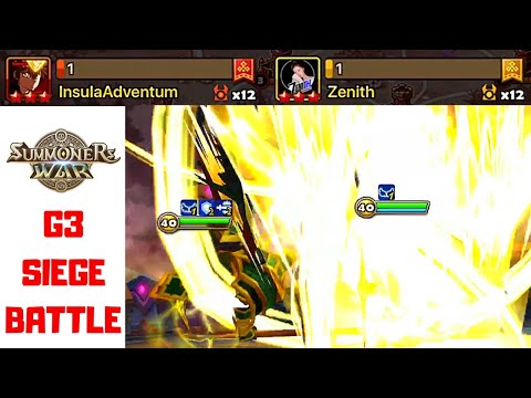 INTERESTING Non-Meta Defences in HIGH G3 SIEGE - GOAT v InsulaAdventum v Zenith - Summoners War