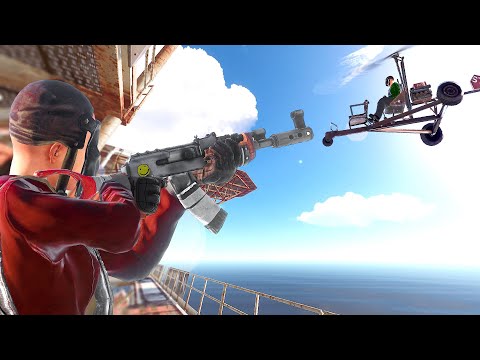 how to defend oil rig in Rust.