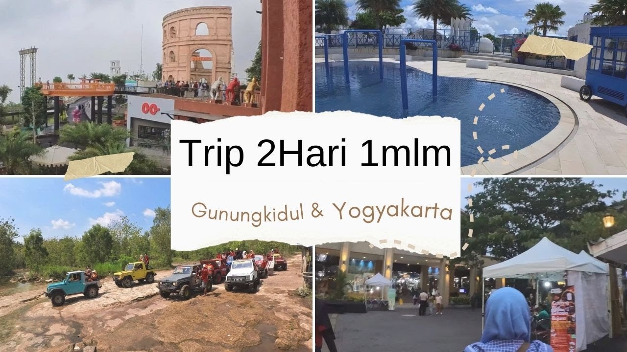 Trip 2 Hari Yogyakarta | Pantai Drini, Drini Park, Jungwok Blue Ocean, Picniqt Land dan Malioboro
