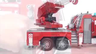 Bruder 02821 MACK Granit Liebherr Požiarne auto