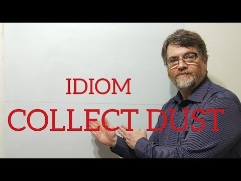 English Tutor Nick P Idioms (257) Collect Dust