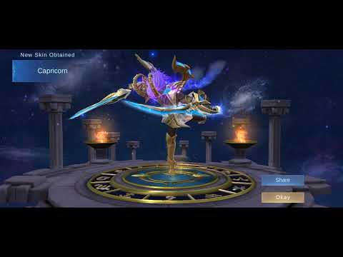 GETTING MY 9TH ZODIAC SKIN "CAPRICORN" OF MARTIS | MOBILE LEGENDS BANG BANG #mobilelegendsbangbang
