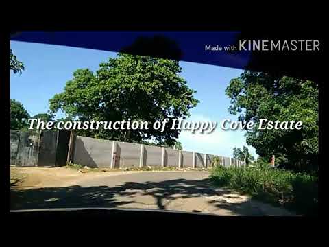 Direction to a New Housing Development, Happy Cove Estate in Great Pond Saint Ann, Jamaica.
