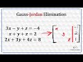 Gauss Jordan Elimination