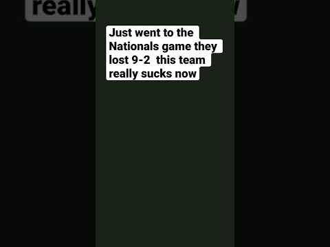 Nats are bad sadly