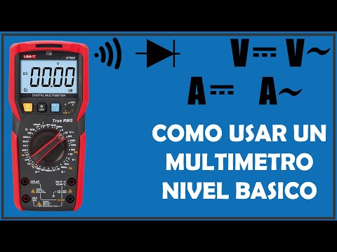 Como usar MULTIMETRO DIGITAL - funciones básicas⚡