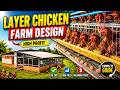 Layer Chicken Farm Design Poultry Farm Design 3D