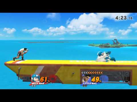 Super Smash Bros. Wii U Test 5 - Mega Man vs Little Mac