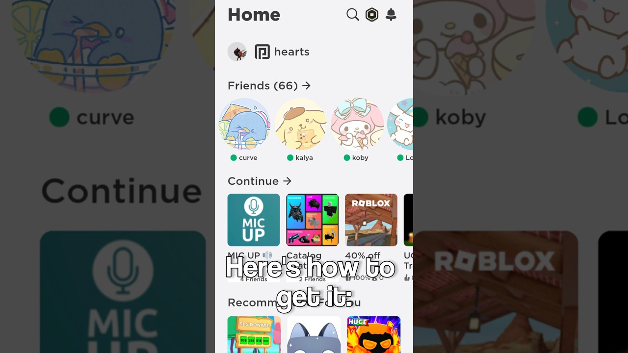 SANRIO ROBLOX PFP TUTORIAL 😍🥰 #roblox #robloxedit #robloxshorts