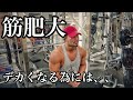 【筋肥大】身体を大きくしたい方へのアドバイス‼️