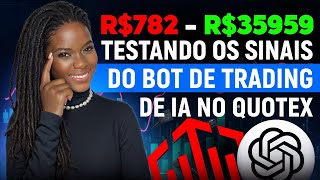Robô de opções binárias | Testando os sinais do Bot de Trading de IA no Quotex