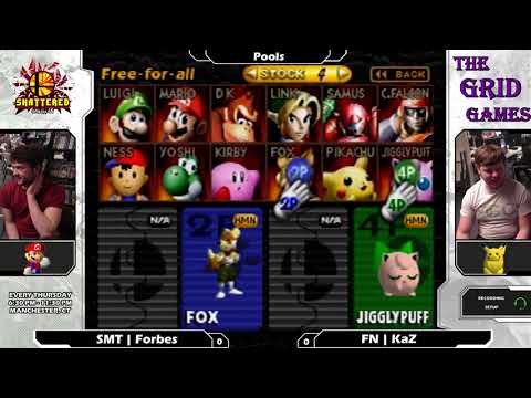 Smash 64: SMT | Forbes (Mario/Fox)V FN | KaZ (Pikachu/Jigglypuff) - Shattered 98 Tourney