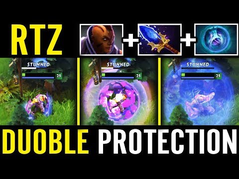 Double Protection Stylish Carry Arteezy Antimage Fury + Agha + Linken Stylish Carry Dota 2
