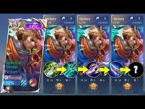 MANIAC!! NOLAN NEW PERFECT FULL DAMAGE BUILD & EMBLEM IN SOLO RANK 2026! (Must try!) - MLBB