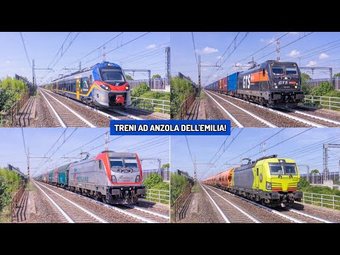 I TRENI DI INIZIO SETTEMBRE SULLA MILANO - BOLOGNA AD ANZOLA DELL’EMILIA! 
