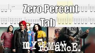 My Chemical Romance Zero Percent Guitar Cover WITH TAB