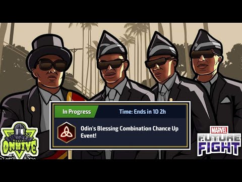 Odin's Blessing Combination Chance Up Is A Joke | Gold & Resource Eating Show | Marvel Future Fight