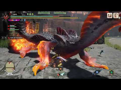 Four Beast Quartet - Charge Blade [14'24] Monster Hunter Rise Sunbreak