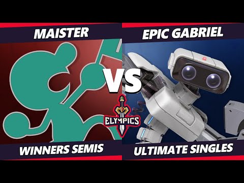The Elympics SSBU Winners Semis - SSG | Maister (Game & Watch) Vs. Epic Gabriel (ROB) Smash Ultimate